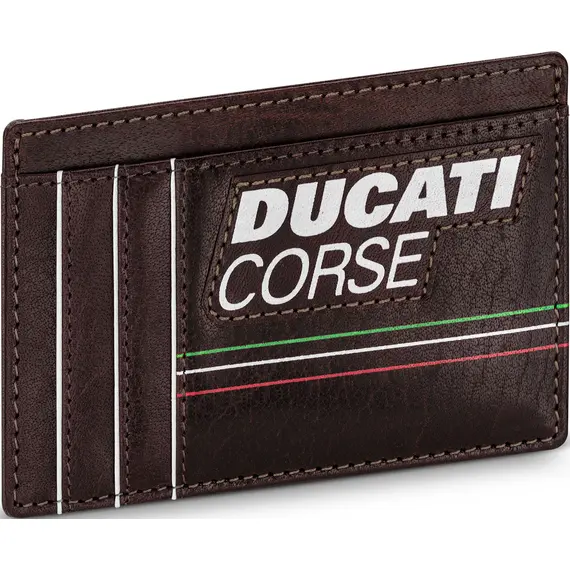 DUCATI Corse Stile Καρτοθήκη Καφέ Από Δέρμα 105mm x 77mm DTLGD2200602, image 3