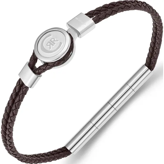CERRUTI Leather Stainless Steel Bracelet CIAGB0012302, image 2