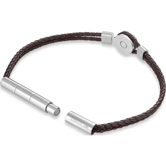 CERRUTI Leather Stainless Steel Bracelet CIAGB0012302, image 3