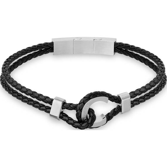 CERRUTI Ruby Βραχιόλι Από Δέρμα Και Ανοξείδωτο Ατσάλι 18cm-20cm CIAGB2210405