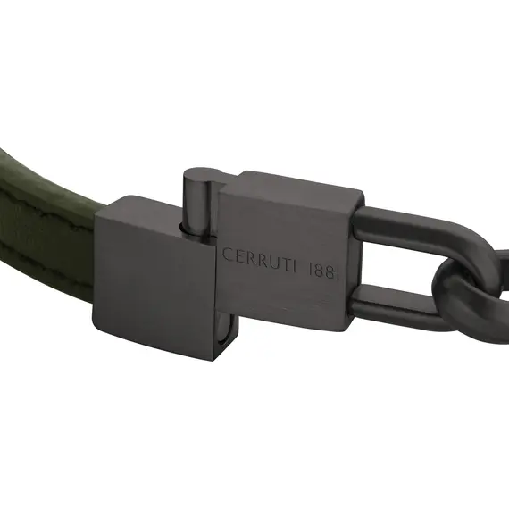 CERRUTI Leather Stainless Steel Bracelet CIAGB2216204, image 3