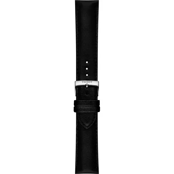 TISSOT Αυθεντικό Μαύρο Συνθετικό Vegan Λουράκι 22/22 T852050323, image 3