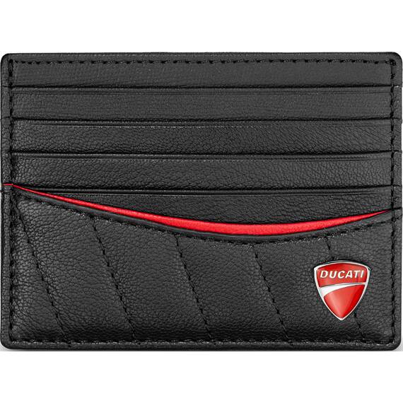 DUCATI Enzo Καρτοθήκη Μαύρη Από Δέρμα 105mm x 78mm DTLGD0000202