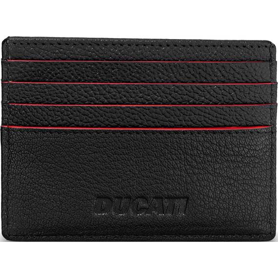 DUCATI Formale Καρτοθήκη Μαύρη Από Δέρμα 105mm x 78mm DTLGD2201302