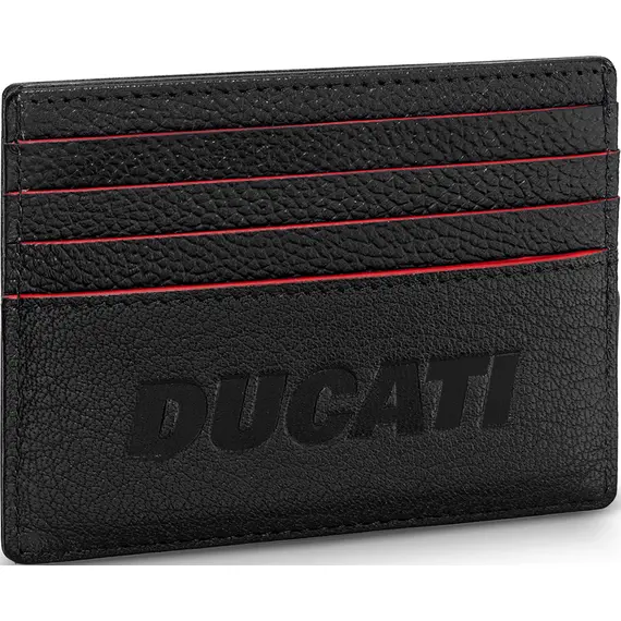 DUCATI Formale Καρτοθήκη Μαύρη Από Δέρμα 105mm x 78mm DTLGD2201302, image 3
