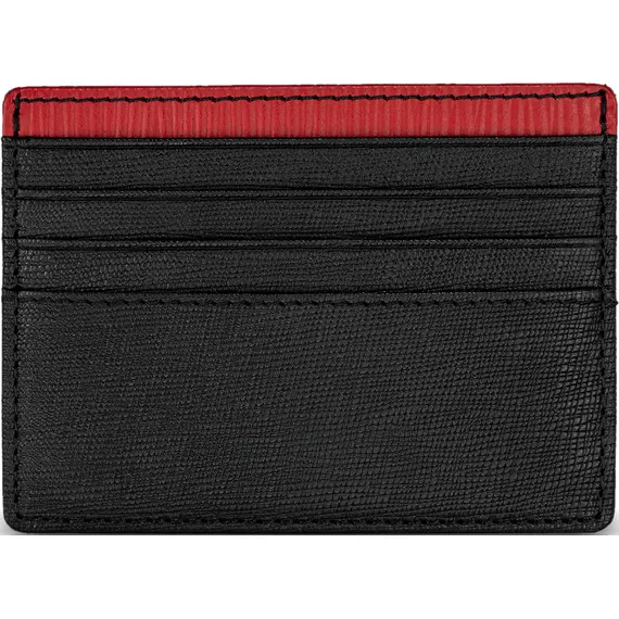 DUCATI Rocco Καρτοθήκη Μαύρη Κόκκινη Από Δέρμα 105mm x 78mm DTLGD2201702, image 2