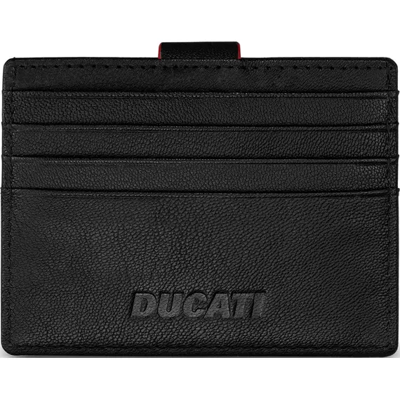 DUCATI Cerrada Καρτοθήκη Μαύρη Από Δέρμα 105mm x 78mm DTLGD2201802, image 2