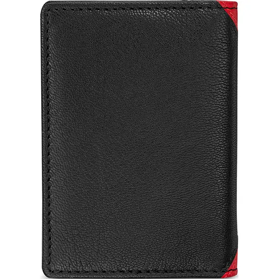 DUCATI Punto Καρτοθήκη Μαύρη Κόκκινη Από Δέρμα 105mm x 78mm DTLGD2201901, image 2