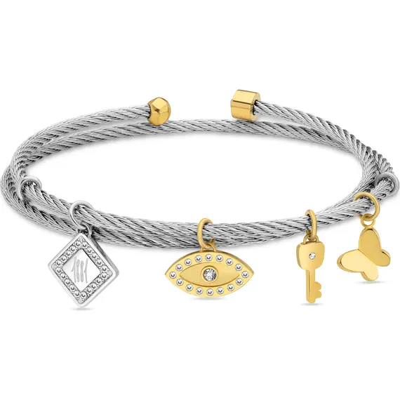 CERRUTI Kismet Βραχιόλι Από Ανοξείδωτο Ατσάλι 20cm CIJLB0000902, image 3