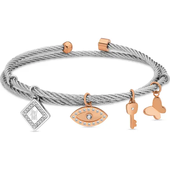 CERRUTI Kismet Βραχιόλι Από Ανοξείδωτο Ατσάλι 20cm CIJLB0000903, image 5