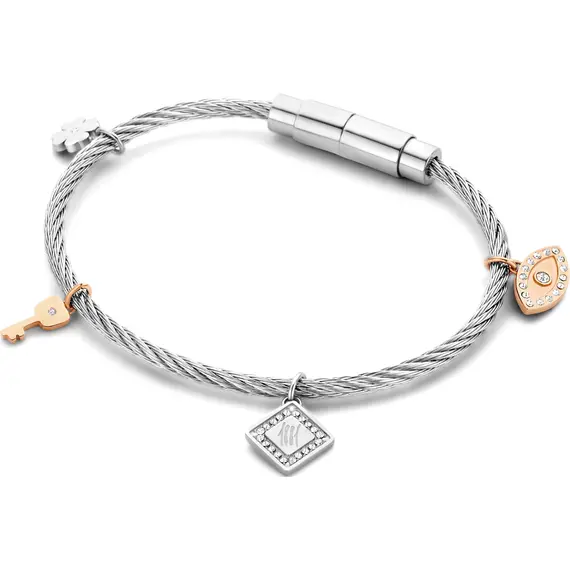 CERRUTI Kismet Βραχιόλι Από Ανοξείδωτο Ατσάλι 20cm CIJLB0000903, image 6