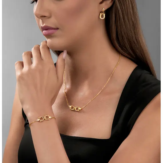 CERRUTI Gabriella Βραχιόλι Από Ανοξείδωτο Ατσάλι 17cm-20.5cm CIJLB0010803, image 4
