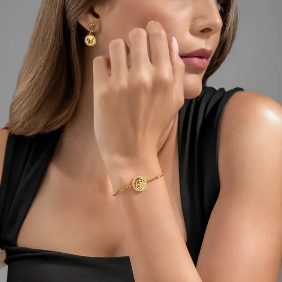 CERRUTI Alessia Βραχιόλι Από Ανοξείδωτο Ατσάλι 17cm-20.5cm CIJLB0011302, image 4