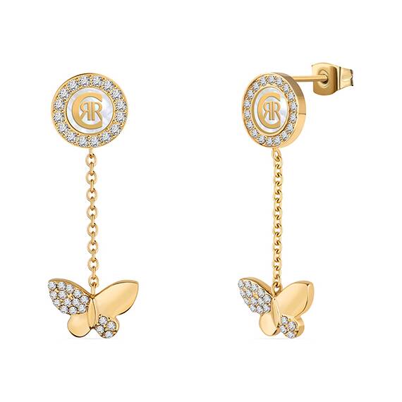 CERRUTI Butterfly 4.0 Σκουλαρίκια Από Ανοξείδωτο Ατσάλι CIJLE2216402