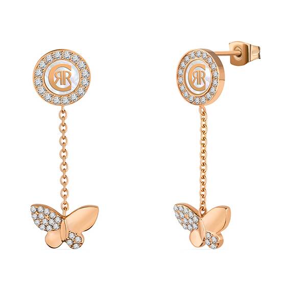 CERRUTI Butterfly 4.0 Σκουλαρίκια Από Ανοξείδωτο Ατσάλι CIJLE2216403