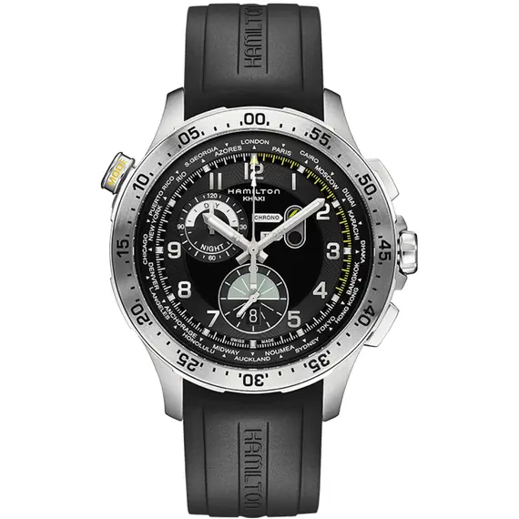 HAMILTON Khaki Aviation Worldtimer Chrono H76714335