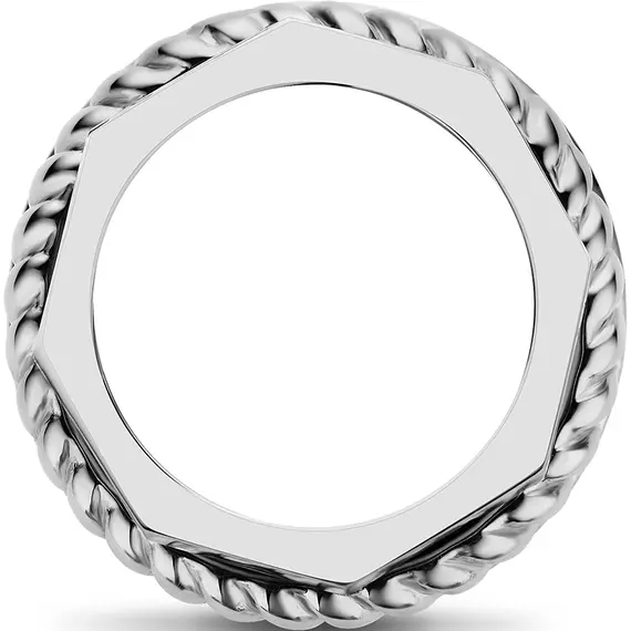CERRUTI Textured Δαχτυλίδι Από Ανοξείδωτο Ατσάλι CIJLF0004504, image 2