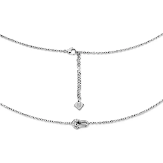 CERRUTI Iconic Cable Memory Κολιέ Από Ανοξείδωτο Ατσάλι 50cm CIJLN0004306, image 2