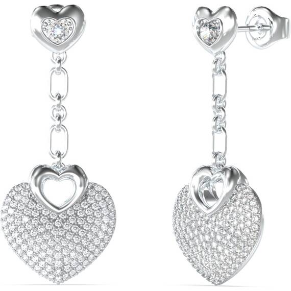 GUESS Steel Earrings JUBE05210JWRHT-U