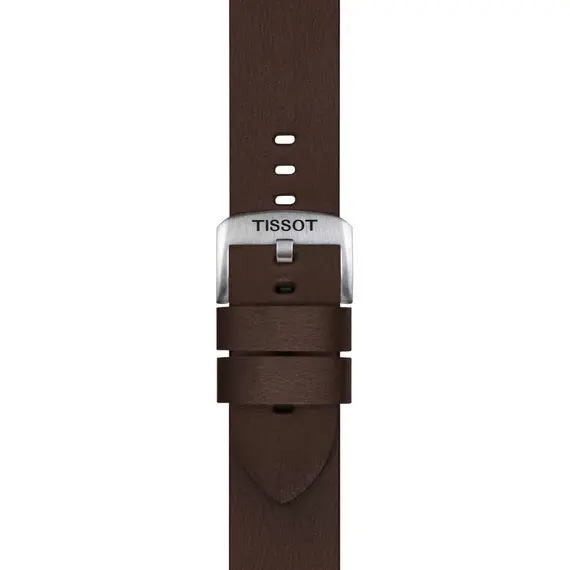 TISSOT Αυθεντικό Καφέ Συνθετικό Λουράκι 22/22 T852048221, image 2