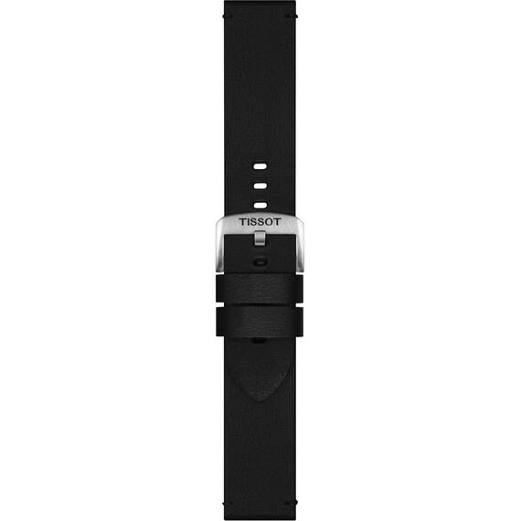 TISSOT Αυθεντικό Μαύρο Συνθετικό Λουράκι 22/22 T852048225