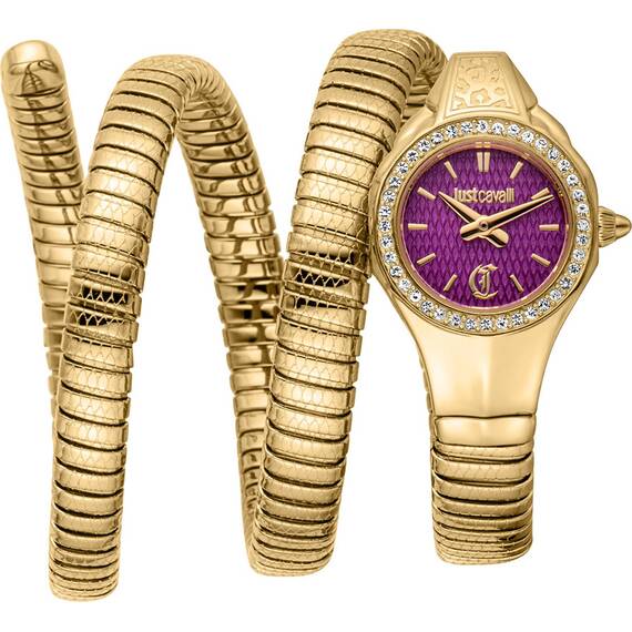 JUST CAVALLI Signature Snake Crystals JC1L355M0035
