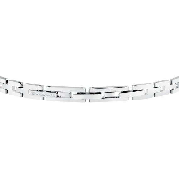 MASERATI Diamonds Βραχιόλι Από Ανοξείδωτο Ατσάλι Με Τρίαινα 18cm-21.5cm JM125ATY24, image 3