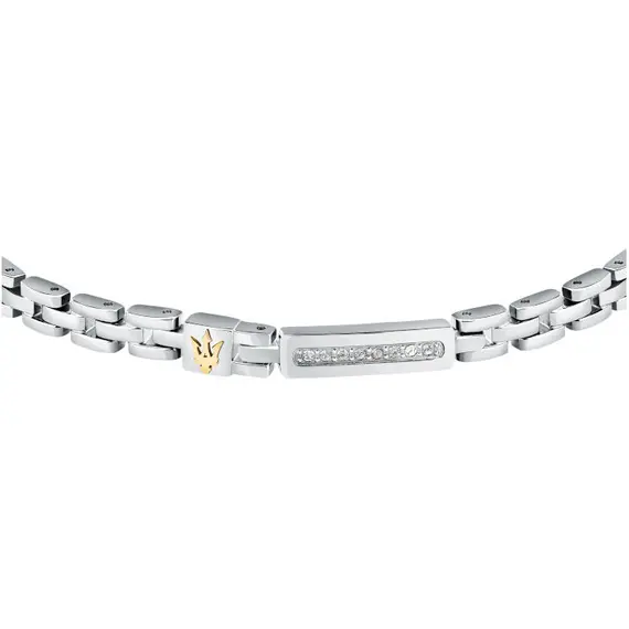 MASERATI Iconic Stainless Steel Bracelet 18.5cm–21.5cm JM324AVD54, image 2
