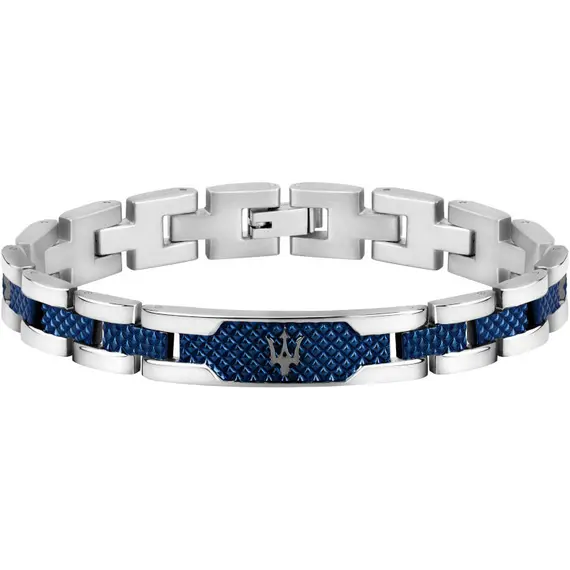 MASERATI Iconic Two-Tone Stainless Steel Bracelet 21cm JM419ASC02