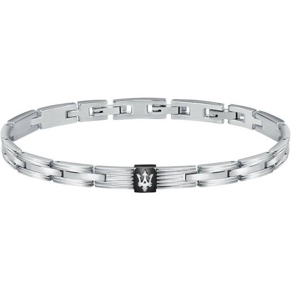 MASERATI Iconic Βραχιόλι Από Ανοξείδωτο Ατσάλι 22cm JM420ATK04