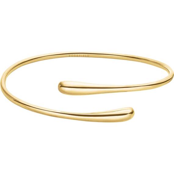 ROSEFIELD Hugged Bangle Χρυσό Βραχιόλι Από Ανοξείδωτο Ατσάλι 0.48cmx0.36cm JBCBG-J1047