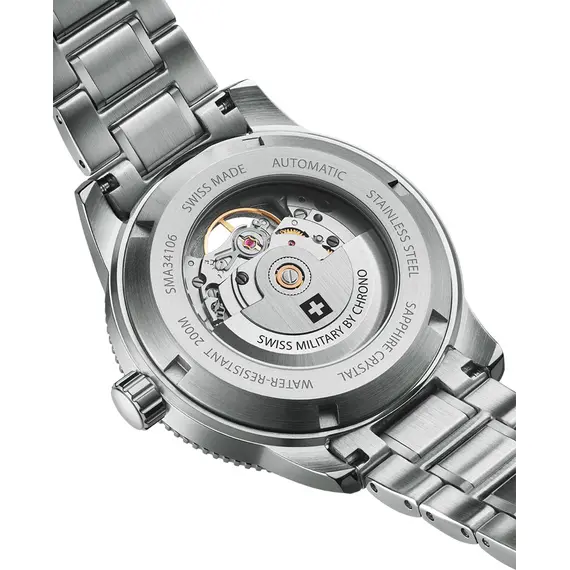SWISS MILITARY by Chrono Automatic Dive SMA34106.02, image 2