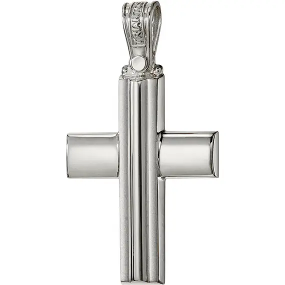 TRIANTOS White Gold Cross 14K 1.2.1306W