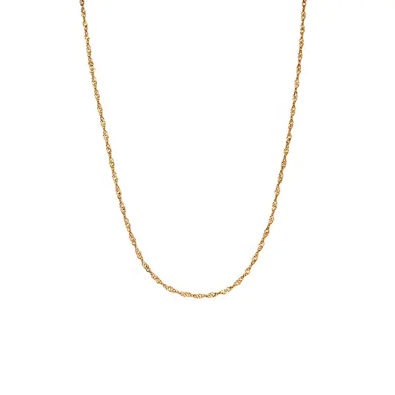 Καδένα Senza από επιχρυσωμένο ασήμι 925 - 40cm