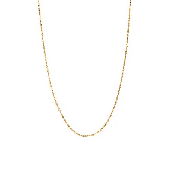 Καδένα Senza από επιχρυσωμένο ασήμι 925 - 40cm