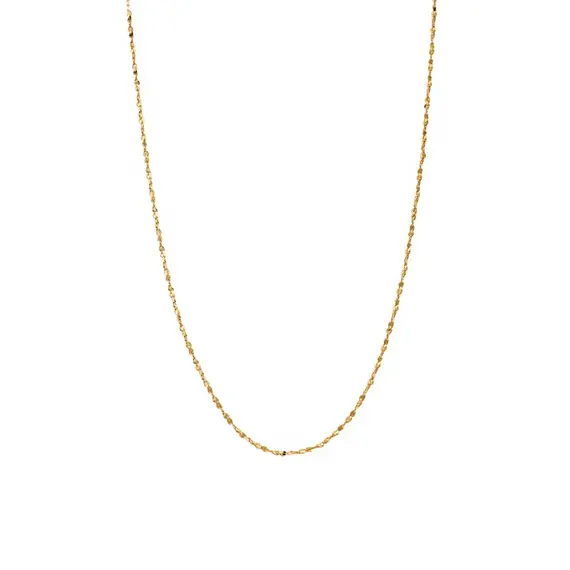 Καδένα Senza από επιχρυσωμένο ασήμι 925 - 40cm