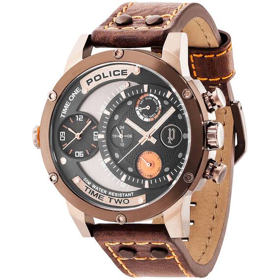 POLICE Adder Multifunction Dual Time 14536JSBN-02