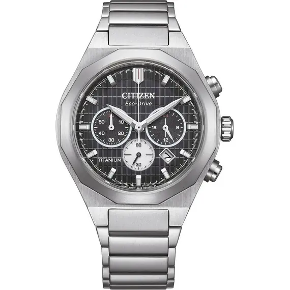 CITIZEN Eco-Drive Super Titanium Zenshin Senkei Chronograph CA4690-51E