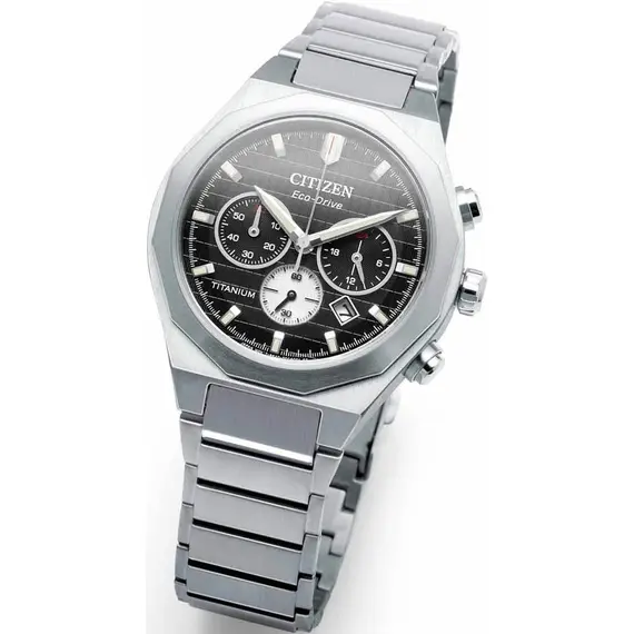 CITIZEN Eco-Drive Super Titanium Zenshin Senkei Chronograph CA4690-51E, image 3