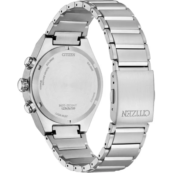 CITIZEN Eco-Drive Super Titanium Zenshin Senkei Chronograph CA4690-51E, image 4