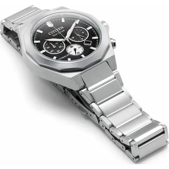 CITIZEN Eco-Drive Super Titanium Zenshin Senkei Chronograph CA4690-51E, image 5