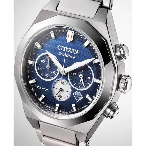 CITIZEN Eco-Drive Super Titanium Zenshin Senkei Chronograph CA4691-59L, image 3