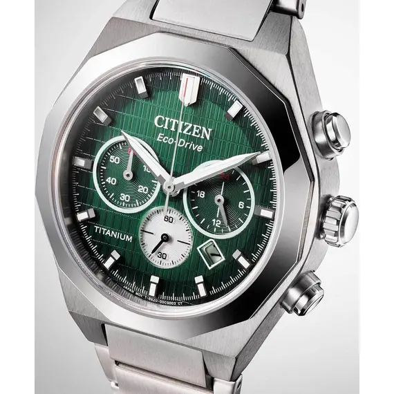 CITIZEN Eco-Drive Super Titanium Zenshin Senkei Chronograph CA4691-59X, image 3