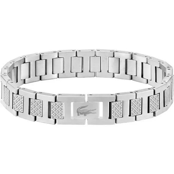 LACOSTE Metropole Βραχιόλι Από Ανοξείδωτο Ατσάλι 19cm 2040117