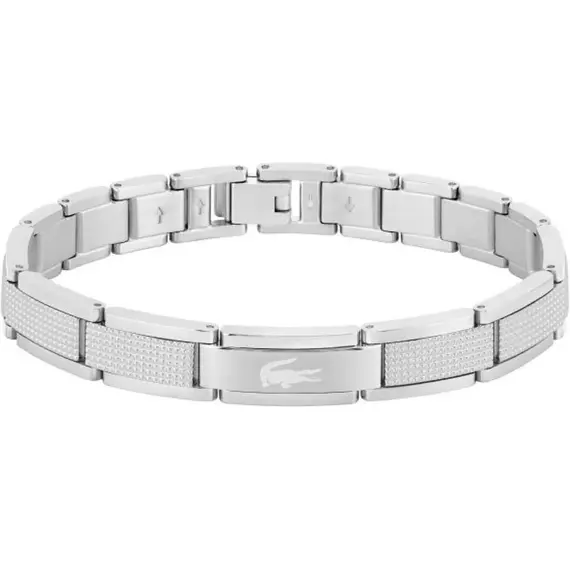 LACOSTE Stencil Βραχιόλι Από Ανοξείδωτο Ατσάλι 20cm 2040188