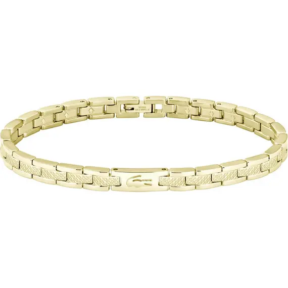 LACOSTE Metropole Βραχιόλι Χρυσό Από Ανοξείδωτο Ατσάλι 19cm 2040465