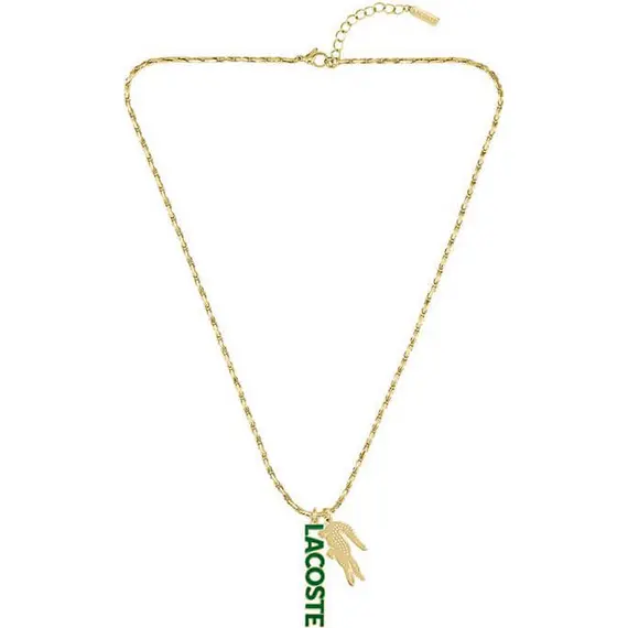 LACOSTE Χρυσό Κολιέ Από Ανοξείδωτο Ατσάλι 50cm-55cm 2040488