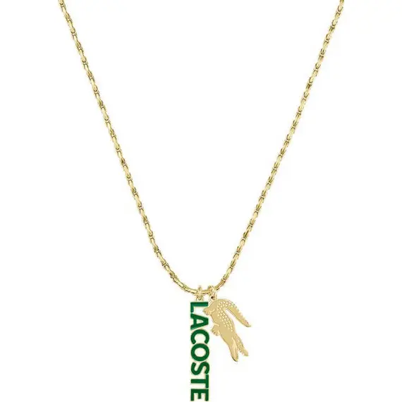 LACOSTE Χρυσό Κολιέ Από Ανοξείδωτο Ατσάλι 50cm-55cm 2040488, image 2