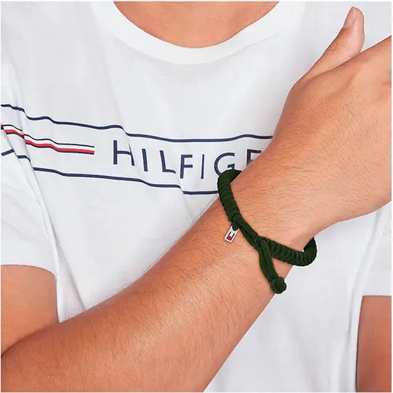 TOMMY HILFIGER Textile Stainless Steel Bracelet 2790594, image 2