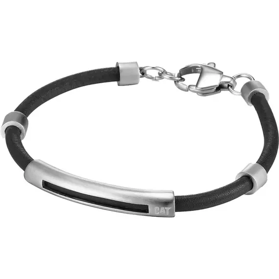 CATERPILLAR Obsidian Stainless Steel Bracelet J007B10112